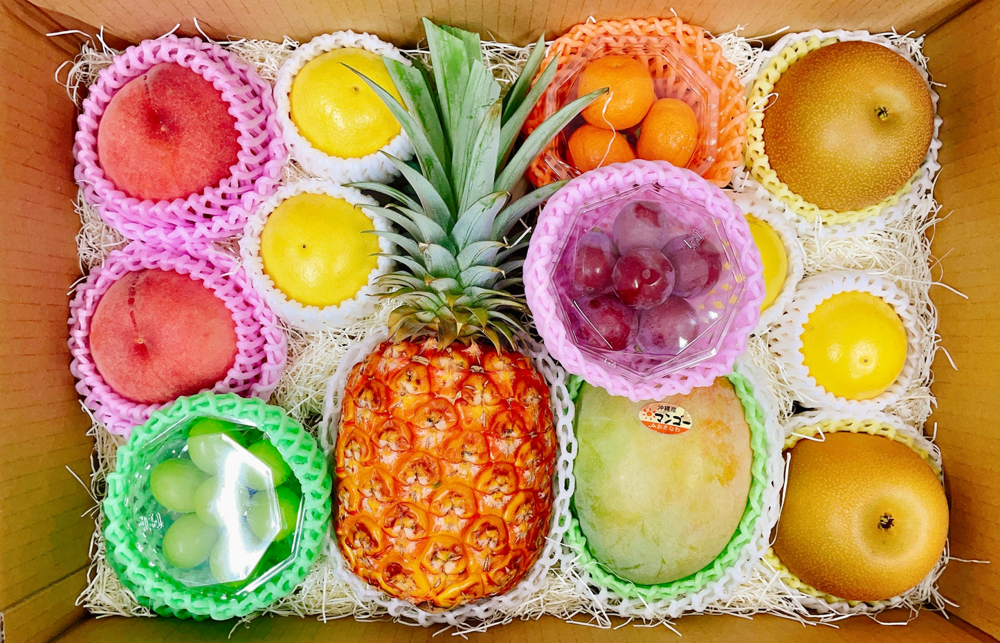 定番ギフトセット (果物説明の紙付き・簡単なギフト仕様)